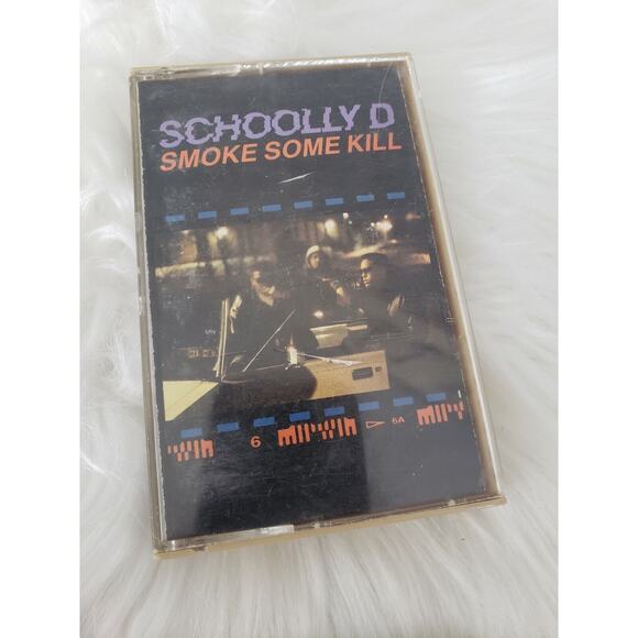 SCHOOLLY D CASSETTE TAPE SMOKE SOME‎ KILL - Picture 4 of 6